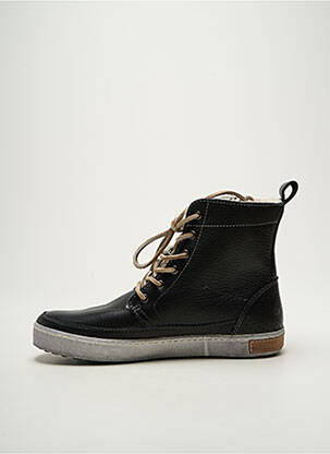 Baskets fourrée bout rond noir BLACKSTONE homme