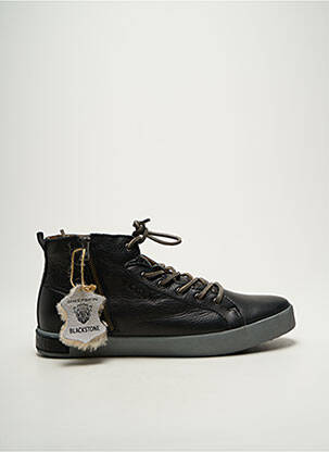 Baskets fourrée bout rond noir BLACKSTONE homme