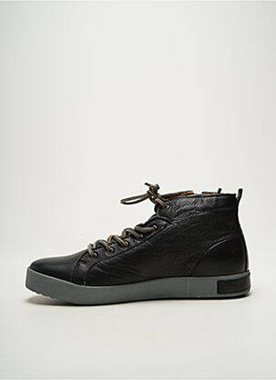 Baskets fourrée bout rond noir BLACKSTONE homme