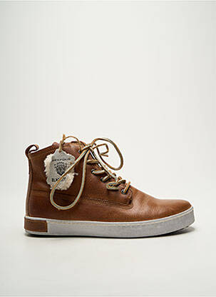 Baskets fourrée bout rond marron BLACKSTONE homme
