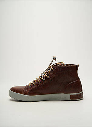 Baskets fourrée bout rond marron BLACKSTONE homme