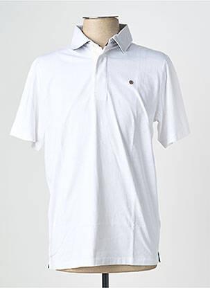 Polo coupe droite manches courtes blanc SERGE BLANCO homme