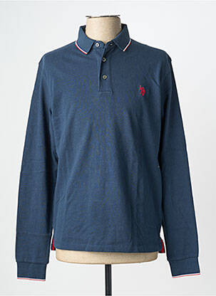 Polo manches longues manches longues bleu U.S. POLO ASSN homme
