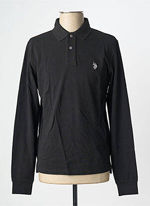 Polo manches longues manches longues noir U.S. POLO ASSN homme