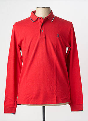 Polo manches longues manches longues rouge U.S. POLO ASSN homme