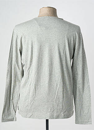 T-shirt coupe droite manches longues gris HARRIS WILSON homme