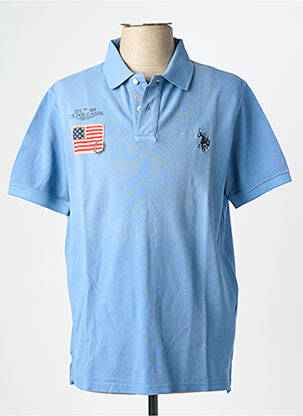 Polo bleu U.S. POLO ASSN homme