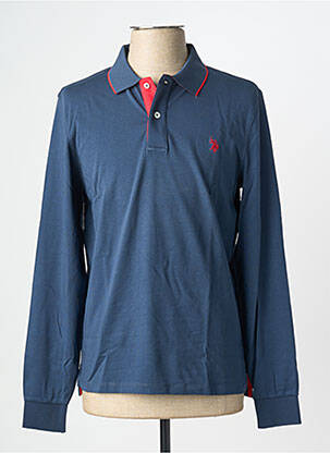 Polo bleu U.S. POLO ASSN homme