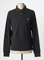 Polo noir U.S. POLO ASSN homme seconde vue