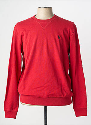 Sweat-shirt rouge U.S. POLO ASSN homme