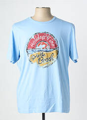 T-shirt bleu SERGE BLANCO homme seconde vue