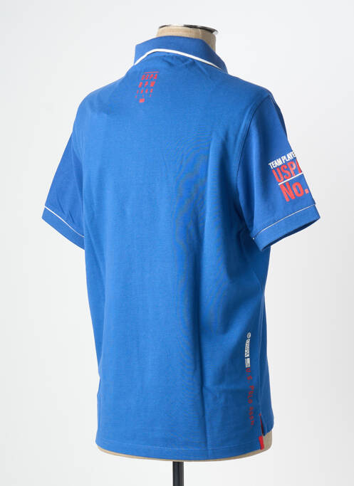 Polo coupe droite manches courtes bleu U.S. POLO ASSN homme