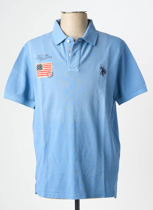Polo coupe droite manches courtes bleu U.S. POLO ASSN homme
