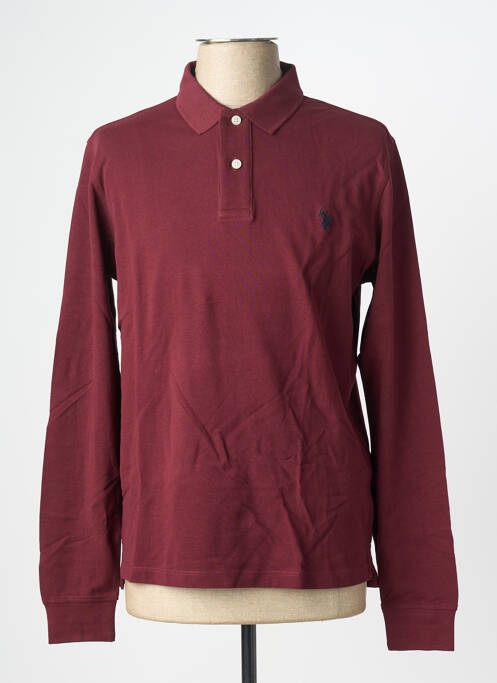 Polo manches longues manches longues violet U.S. POLO ASSN homme