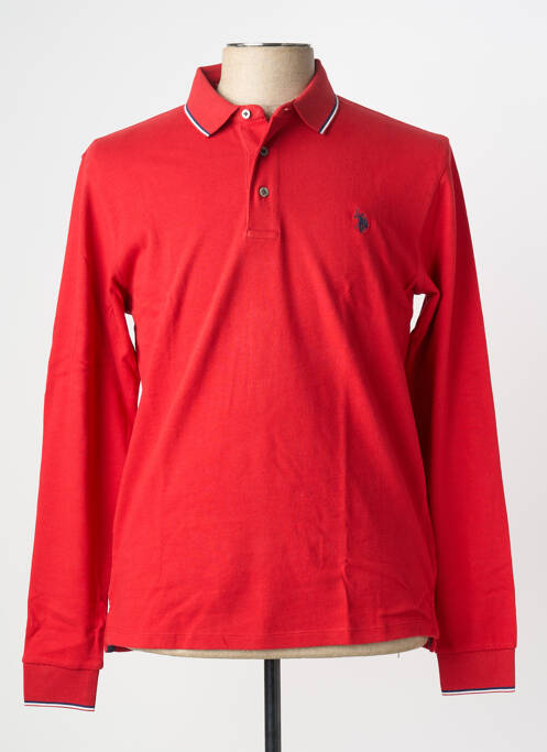 Polo manches longues manches longues rouge U.S. POLO ASSN homme