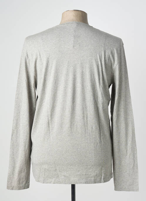 T-shirt coupe cintrée manches longues gris HARRIS WILSON homme