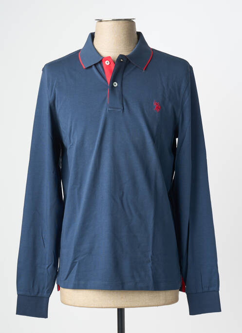 Polo bleu U.S. POLO ASSN homme