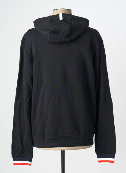 Sweat-shirt à capuche noir SERGE BLANCO homme