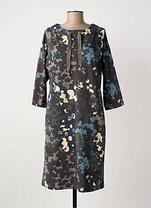 Robe pull stretch manches longues gris BETTY BARCLAY femme