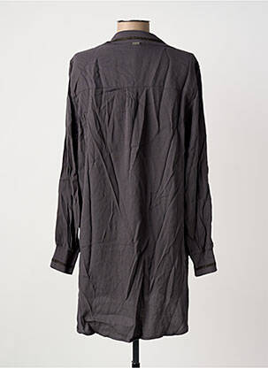 Robe courte manches longues manches longues gris SANDWICH femme