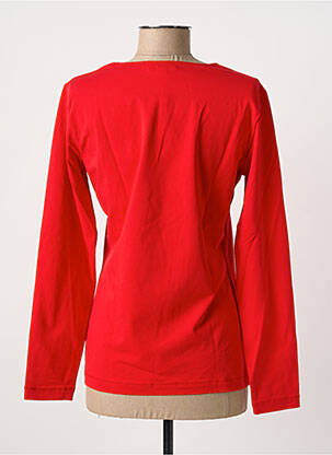 T-shirt manches longues manches longues rouge SANDWICH femme