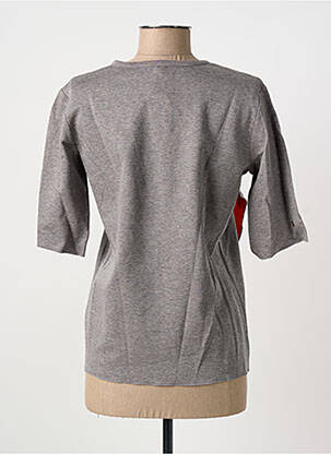 T-shirt stretch manches courtes gris PENNYBLACK femme