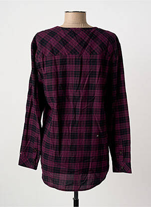 Chemisier coupe cintrée manches longues violet TOMMY HILFIGER femme
