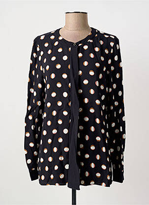 Chemisier coupe cintrée manches longues noir PENNYBLACK femme