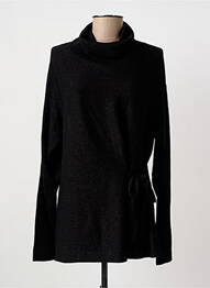 Pull col roulé coupe cintrée manches longues noir PENNYBLACK femme