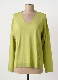 Pull stretch manches longues vert BETTY BARCLAY femme