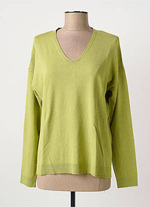 Pull stretch manches longues vert BETTY BARCLAY femme