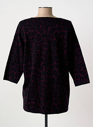 Pull coupe cintrée manches 3/4 violet GERARD DAREL femme