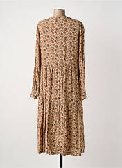 Robe mi-longue beige INDI & COLD pour femme seconde vue