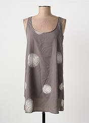 Tunique sans manche gris CREA CONCEPT pour femme seconde vue