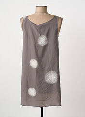 Tunique sans manche gris CREA CONCEPT pour femme seconde vue