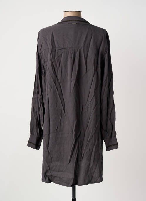 Robe courte gris SANDWICH pour femme