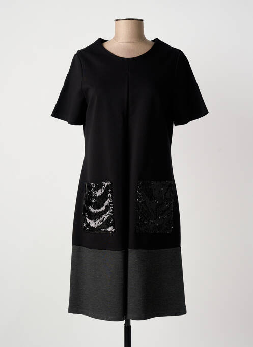 Robe courte noir NINATI pour femme