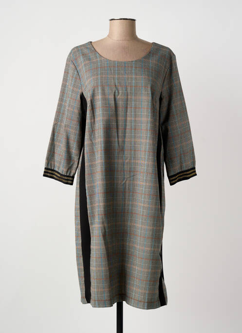 Robe mi-longue gris NINATI pour femme