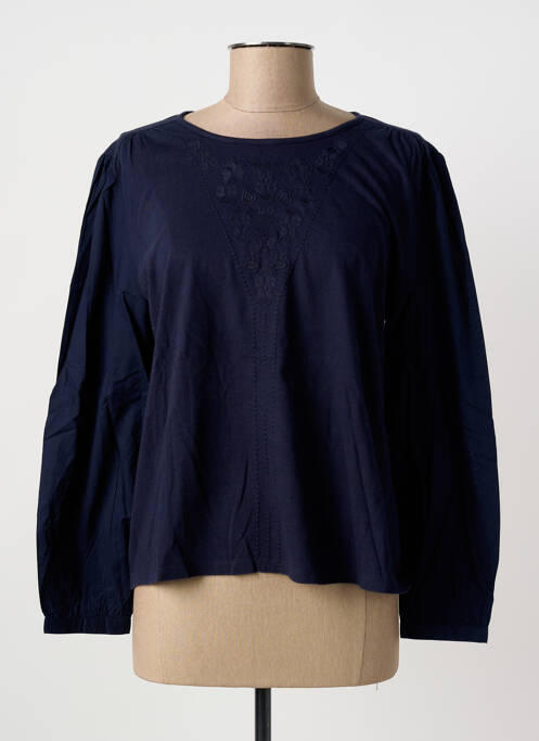 T-shirt bleu INDI & COLD pour femme