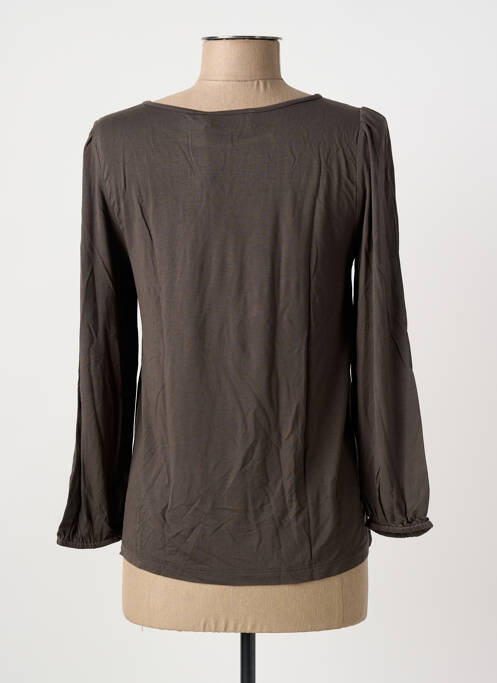 T-shirt gris INDI & COLD pour femme