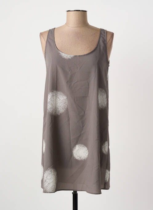 Tunique sans manche gris CREA CONCEPT pour femme