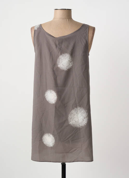 Tunique sans manche gris CREA CONCEPT pour femme