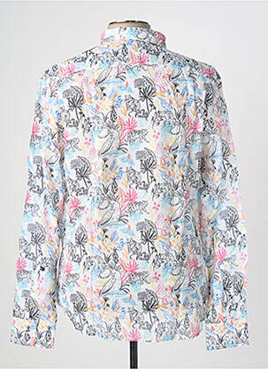 Chemise manches longues imprimé fantaisie blanc LA CIBLE ROUGE homme