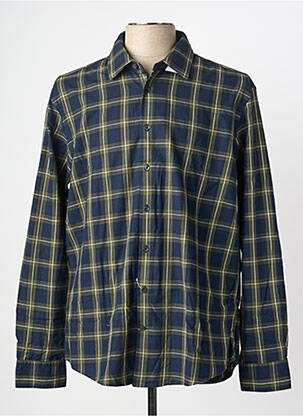 Chemise manches longues coupe droite vert SEIDEN STICKER homme