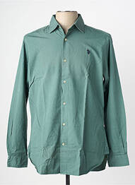 Chemise manches longues coupe cintrée vert U.S. POLO ASSN homme