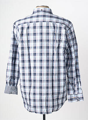Chemise manches longues coupe droite bleu CALAMAR homme