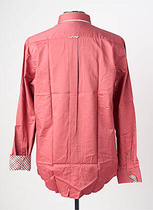 Chemise manches longues coupe droite rouge SEIDEN STICKER homme