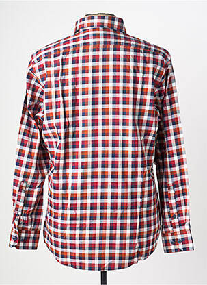 Chemise manches longues manches longues rouge MARVELIS homme