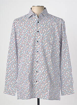 Chemise manches longues poches poitrine blanc MARVELIS homme