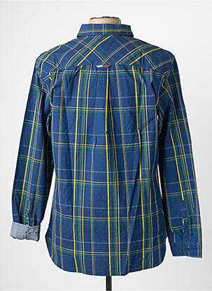 Chemise manches longues coupe droite bleu TOMMY HILFIGER homme
